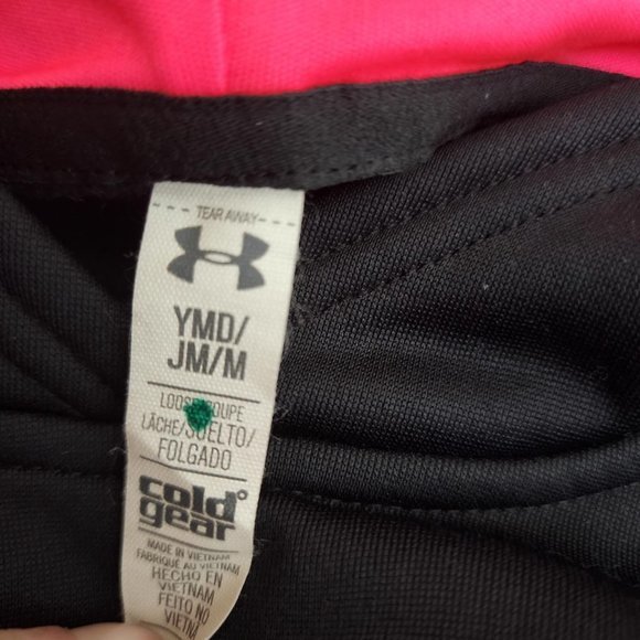 Under Armour‎ Cold Gear Uoith Medium Marquette Hoodie Black - Picture 5 of 5